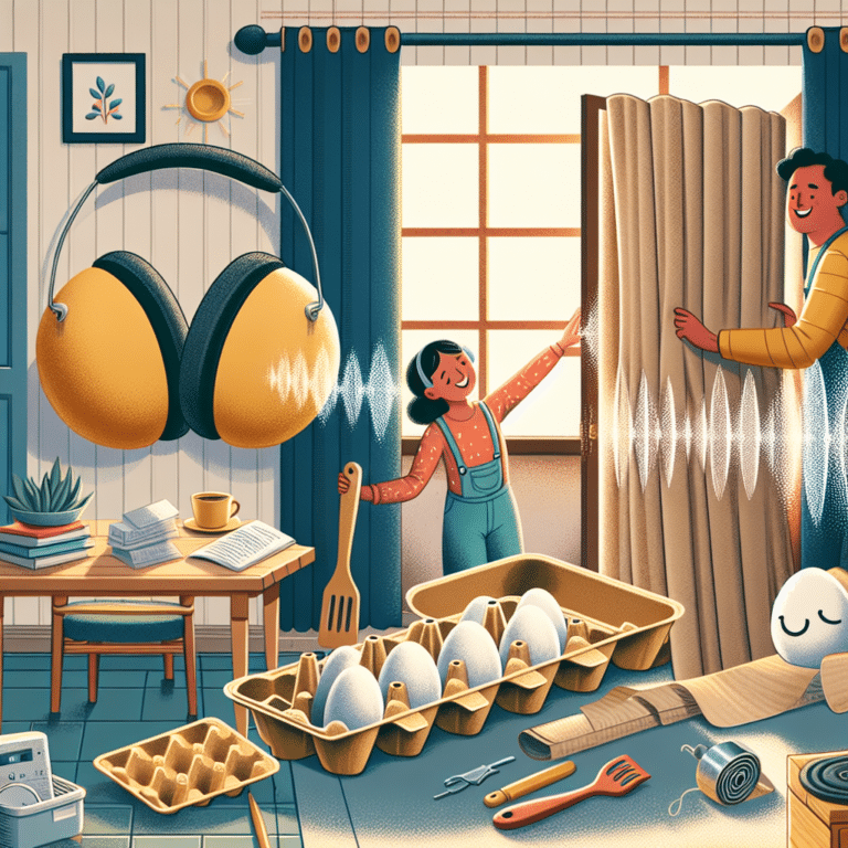 Cheap Methods to Absorb Sound