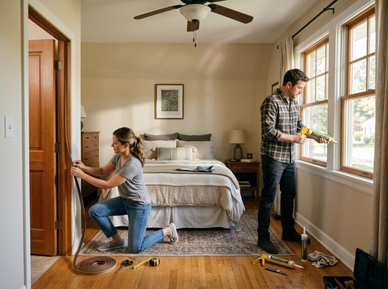 DIY budget soundproof bedroom