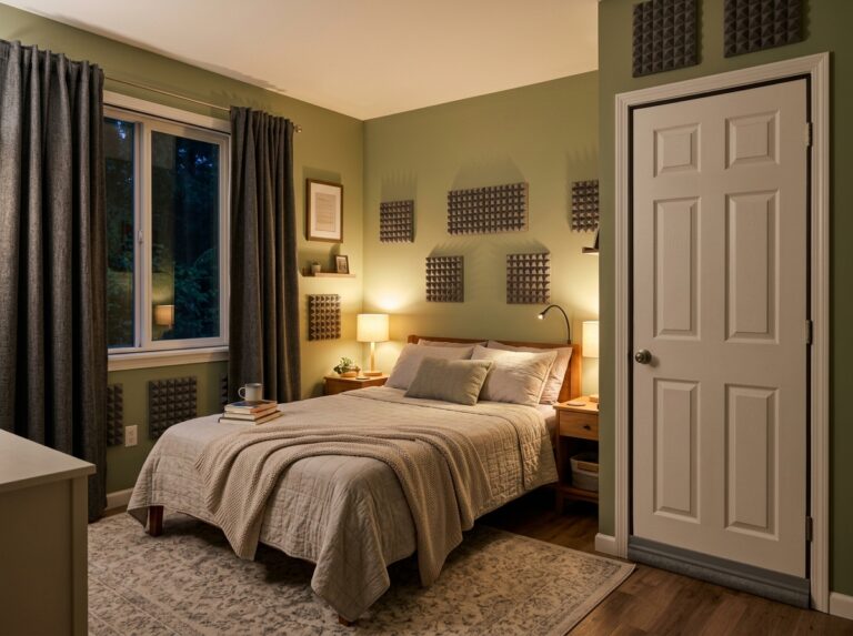 cost effective noise barrier bedroom