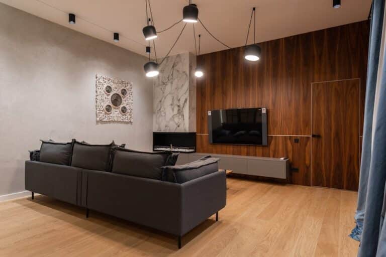 diy wood panel accent wall
